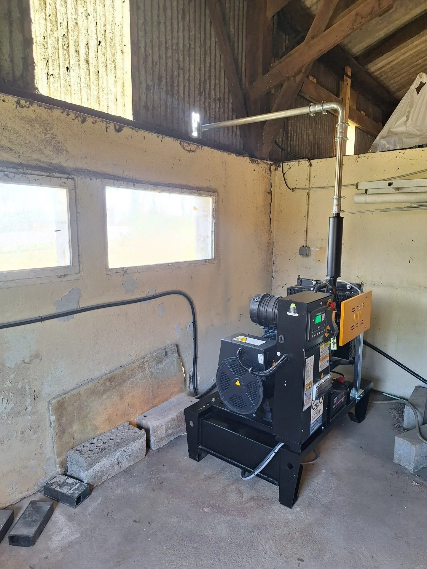 Realisation GEO 02 installation groupe aagricole 40KVA